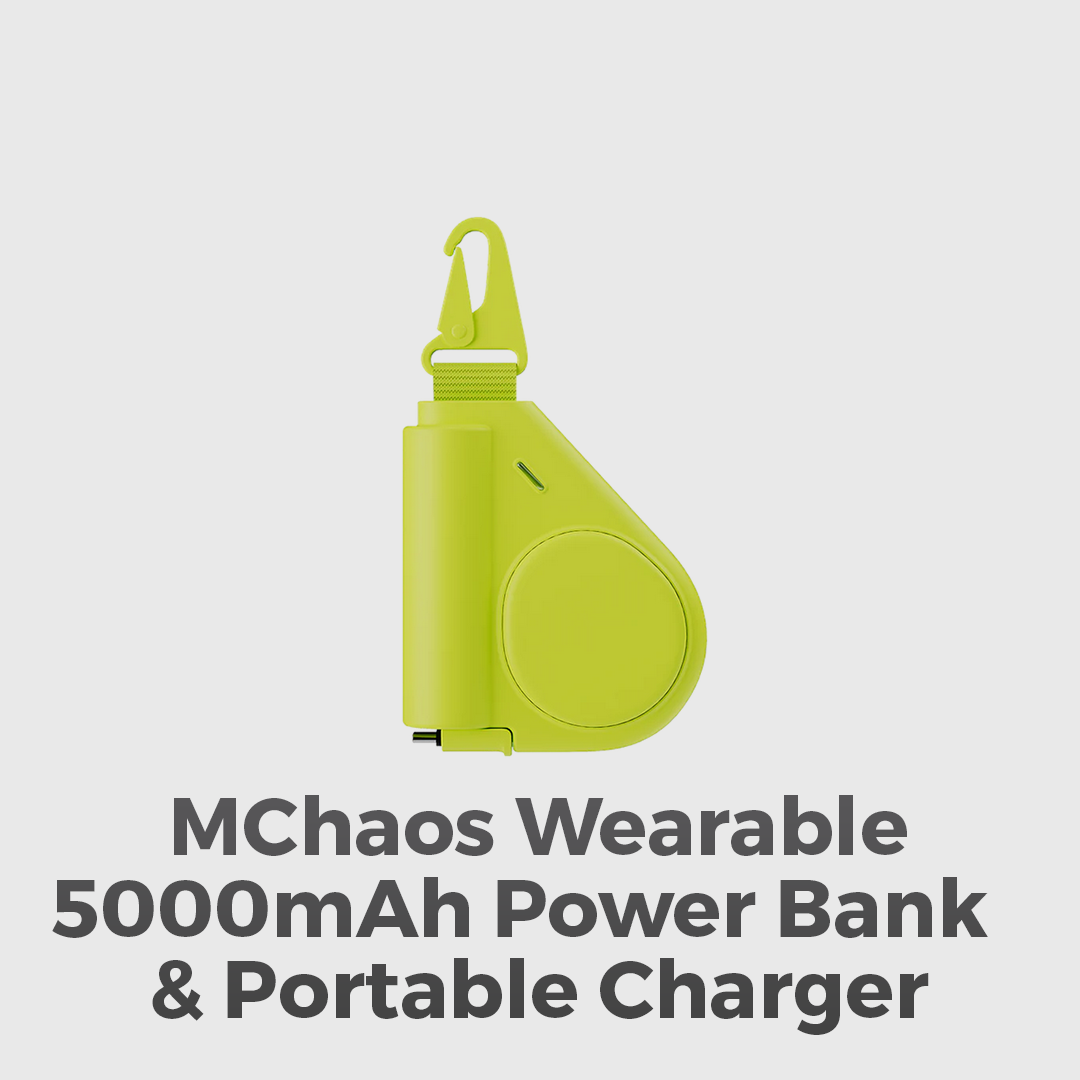 MChaos Wearable Power Bank – 5000mAh Portable Charger