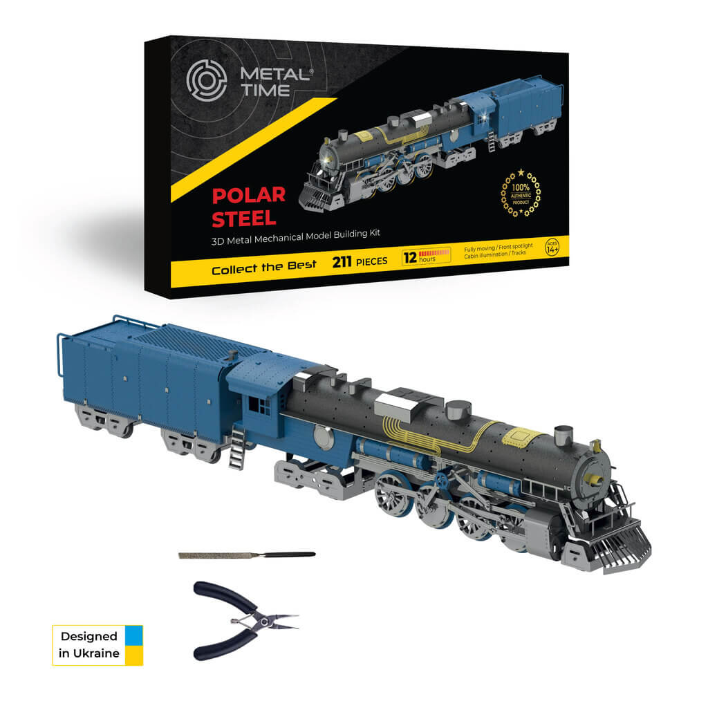 Metal Time Models - Polar Steel Magic Express (Color Version)